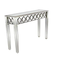 Silver Glam Wood Console Table, 32" x 47"