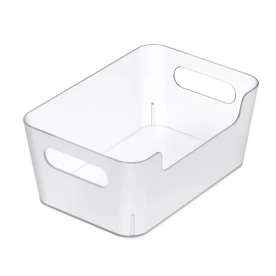 Small Clear Open Storage Bin by Simply Tidy®