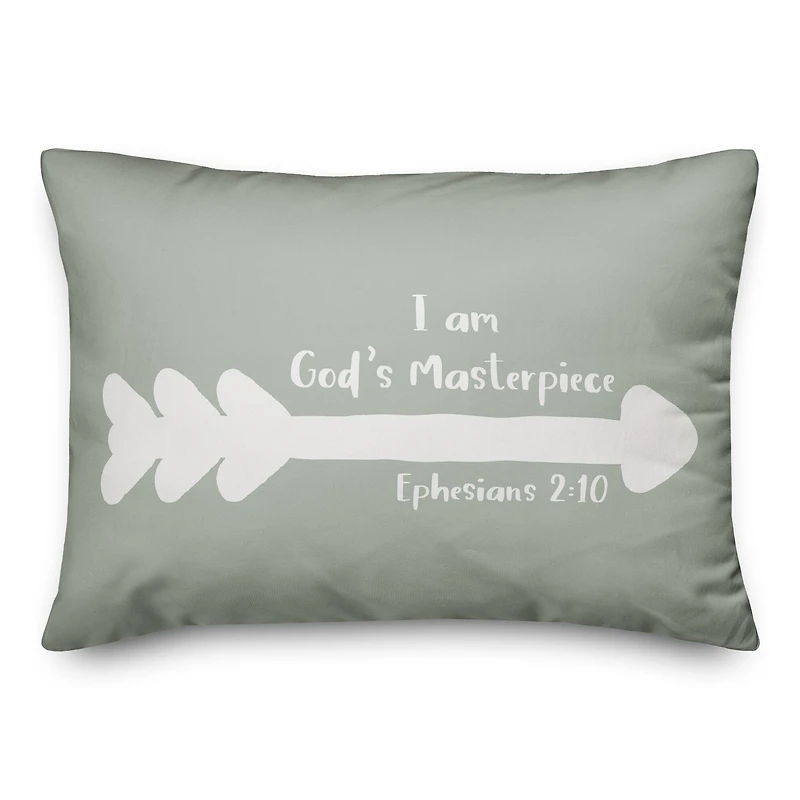20" x 14" God's Masterpiece Arrow Indoor/Outdoor Throw Pillow