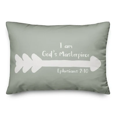 20" x 14" God's Masterpiece Arrow Indoor/Outdoor Throw Pillow
