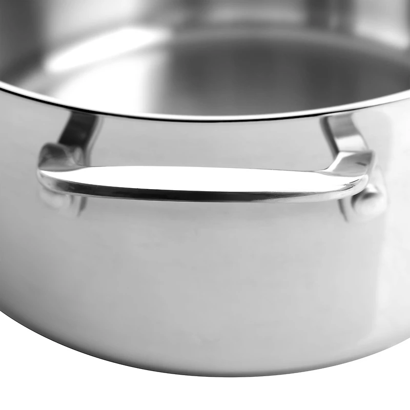 Martha Stewart 10 Piece Stainless Steel Cookware with Glass Lids Set