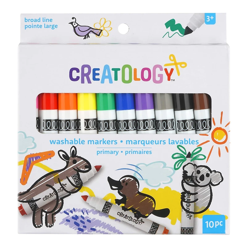Primary Broad Line Washable Markers by Creatology™