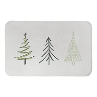 Designs Direct Three Winter Trees Bath Mat, 34" x 21"