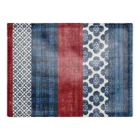Designs Direct Patriotic Patchwork Cotton Twill Placemat