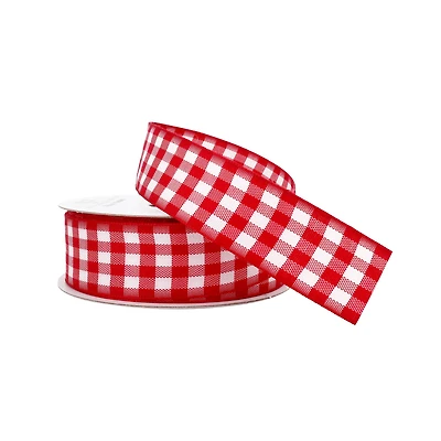 7/8'' x 5yd. Gingham Ribbon by Celebrate It®