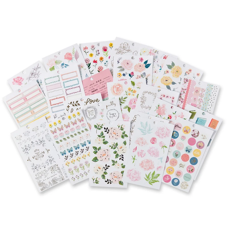 12 Pack: Sketchbook Garden Stickers by Recollections™