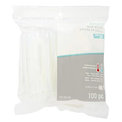 4" Mini Dual Temperature Glue Sticks by Ashland