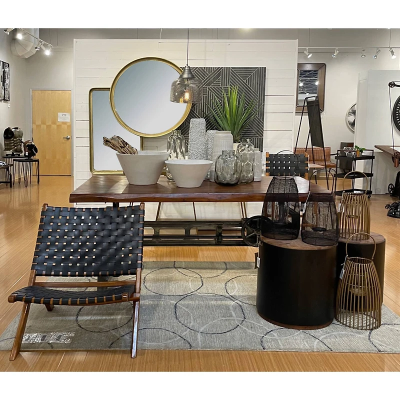 White & Gold Metal Modern Vase Set