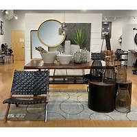 White & Gold Metal Modern Vase Set