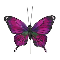 8 Packs: 6 ct. (48 total) 4.5" Blue & Purple Feather Butterflies by Ashland®