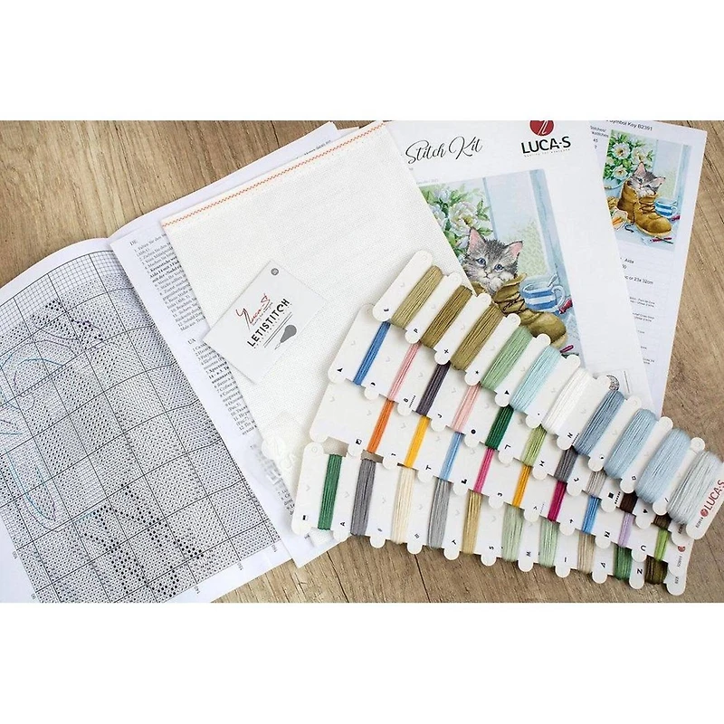 Luca-s Cute Kitten Counted Cross Stitch Kit