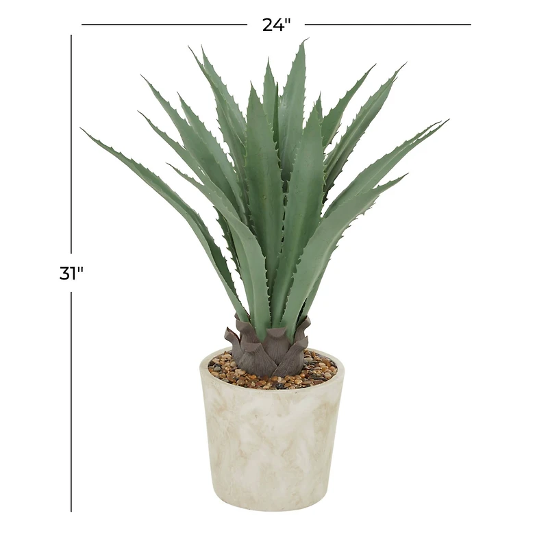 The Novogratz 2.5ft. Potted Beige Plastic Contemporary Artificial Foliage