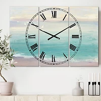 Designart 'From The Shore Traditional Multipanel Wall Clock