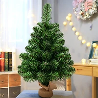 Costway 2ft. Unlit Artificial Christmas Tree in Burlap Base