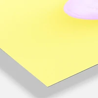 Designart 'Pink Banana Oversized Modern Multipanel Wall Clock