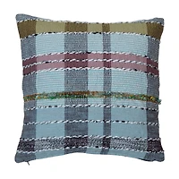 Hello Honey® Madras Chambray Plaid Throw Pillow