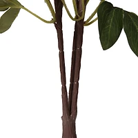 23" Artificial Brush Pink Peony Spray with 6 Flowers