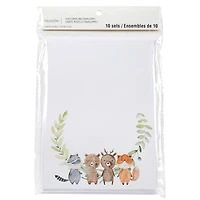 Woodland Animals Flat Cards & Envelopes by Recollections™, 5" x 7"