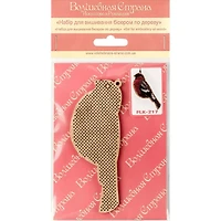 Wonderland Crafts Robin Bead Embroidery on Wood Kit