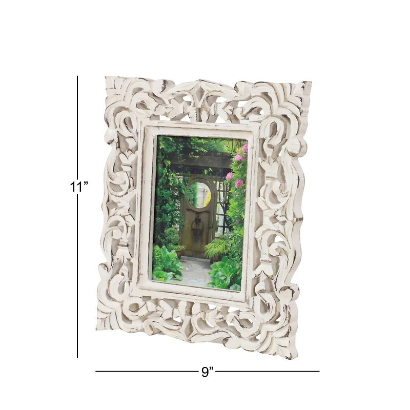 White Mango Wood 5" x 7" Frame