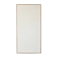 White Art Deco Line Art Framed Wall Art