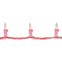 100ct Clear Mini Valentine's Day Light Set 20ft Wire