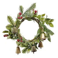 5ft. Gold Bell & Red Berry Coiled Garland by Ashland®