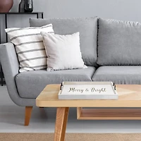 Elegant Designs™ 15.5" Merry & Bright Serving Tray with Handles