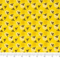 SINGER Tossed Bees Cotton Fabric
