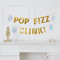 Pop Fizz Clink Paper Garland by Ashland®