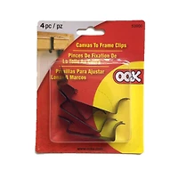 OOK® Canvas To Frame Clip, 4ct.