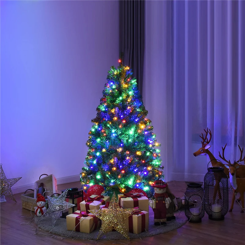 Costway 4ft. Pre-Lit Pine Artificial Christmas Tree