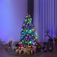 Costway 4ft. Pre-Lit Pine Artificial Christmas Tree