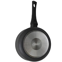 Oster Ashford 2qt. Black Aluminum Nonstick Sauce Pan With Tempered Glass Lid