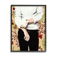 Stupell Industries Glam Man Rolling Up Sleeve Framed Wall Art