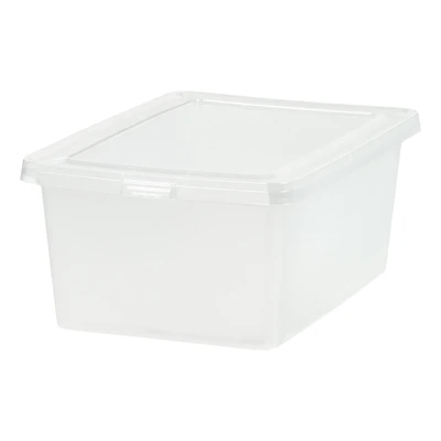 IRIS® 17qt. Snap Top Plastic Storage Boxes, 8ct.