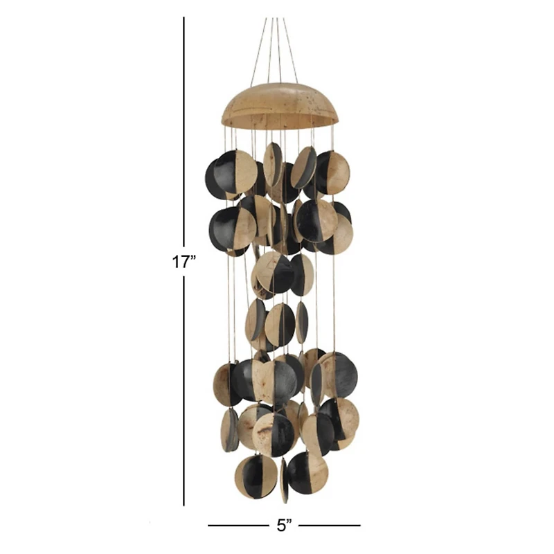 17" Coconut Shells Coastal Windchime