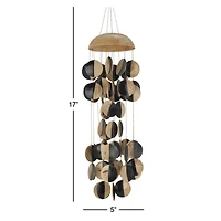 17" Coconut Shells Coastal Windchime