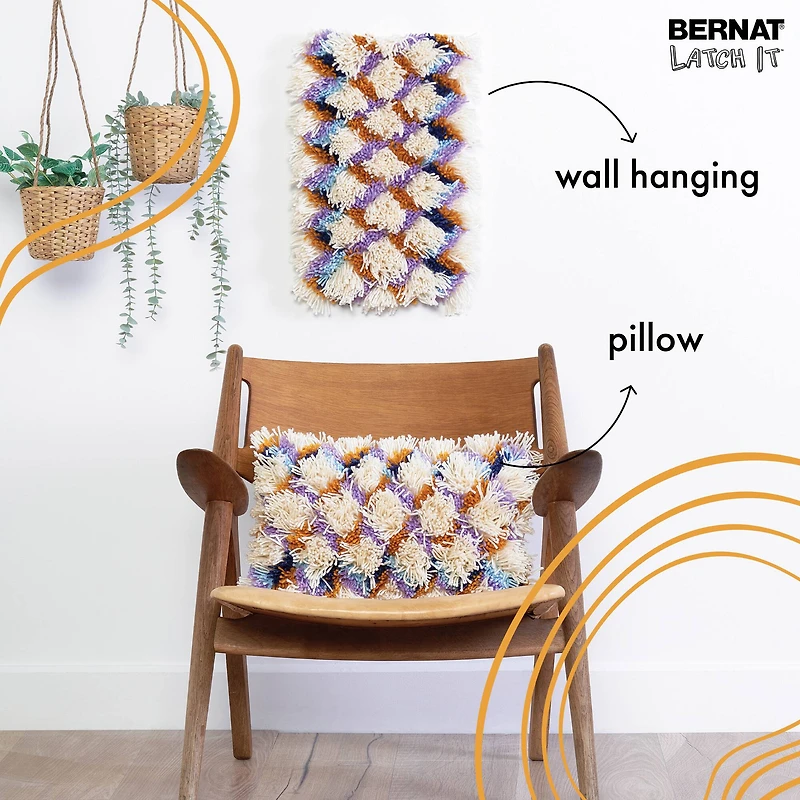 Bernat® Latch It™ Harmonic Boho Yarn Kit