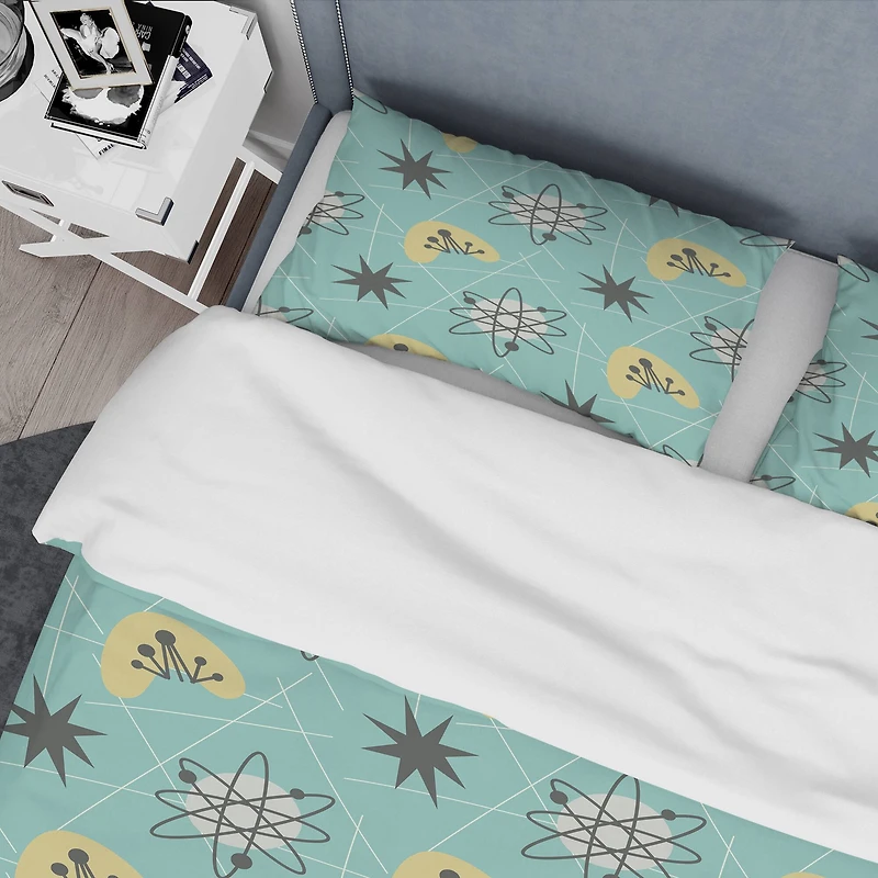 Designart 'Porch & Den Cason 1950 Mid-Century Pattern Duvet Cover Set