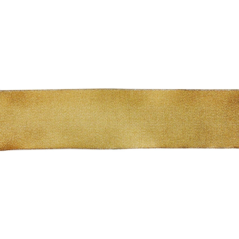 2.5" x 20ft. Gold Wired Shimmer Ribbon by Celebrate It®