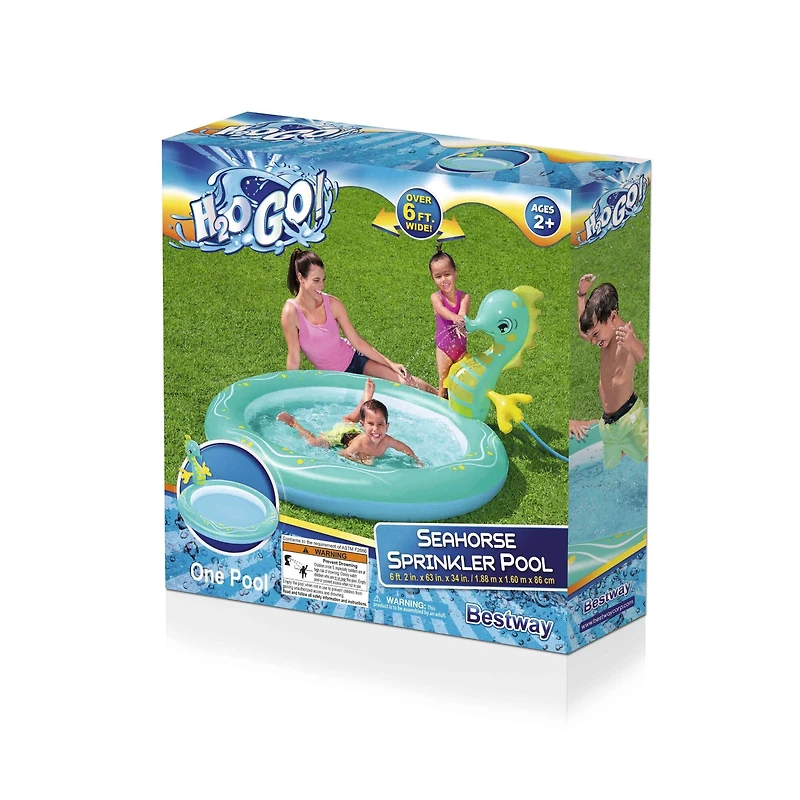 Bestway H2OGO! Seahorse Inflatable Sprinkler Pool