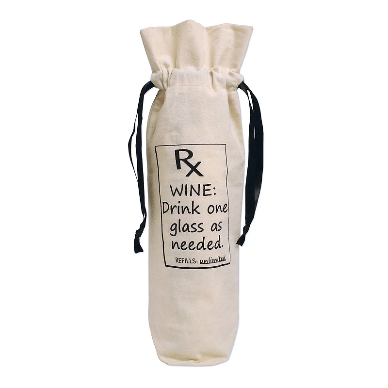 Personality Case™ Prescription Wine Canvas Wine Bag