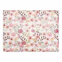 Mother's Day Pink Florals Cotton Twill Placemat