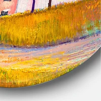 Designart - House With Red Roof In The Village