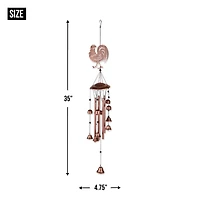 35" Rooster Bell Wind Chimes