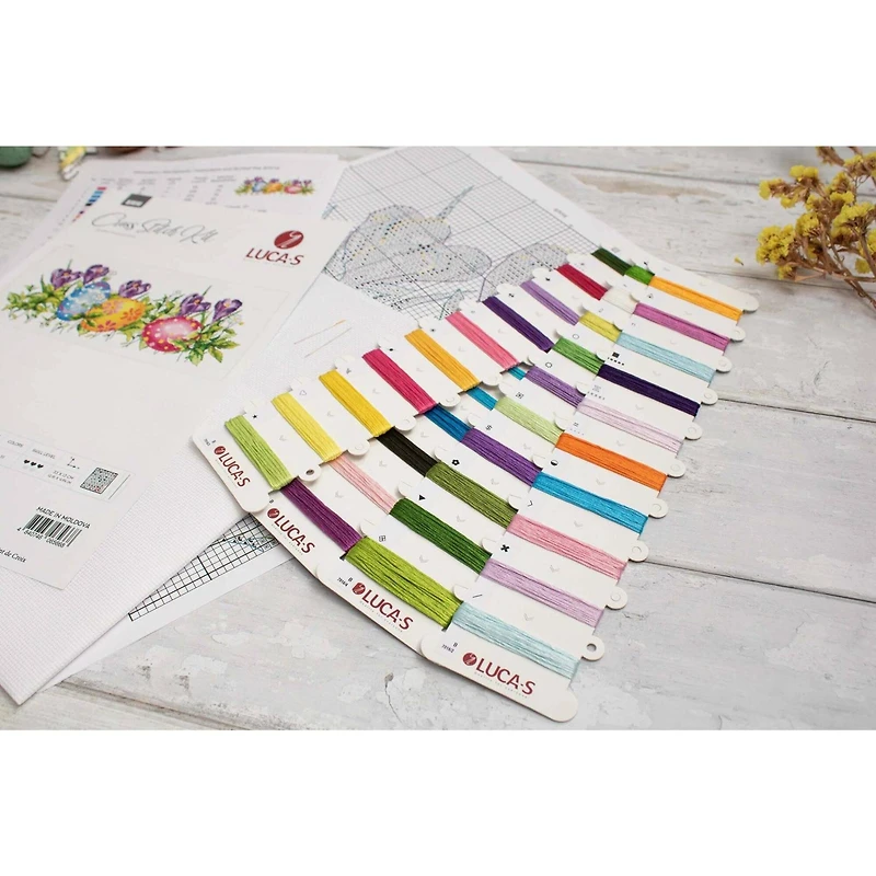 Luca-S Crocus Counted Cross Stitch Kit