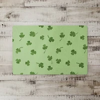 Dainty Shamrock Pattern 18" x 27" Floor Mat