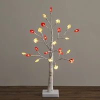 2ft. Pre-Lit Artificial Valentine's Day Twig Tree with 24 Red & White Heart-Shaped LED Lights