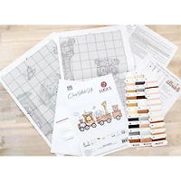Luca-s Train Journey Counted Cross Stitch Kit